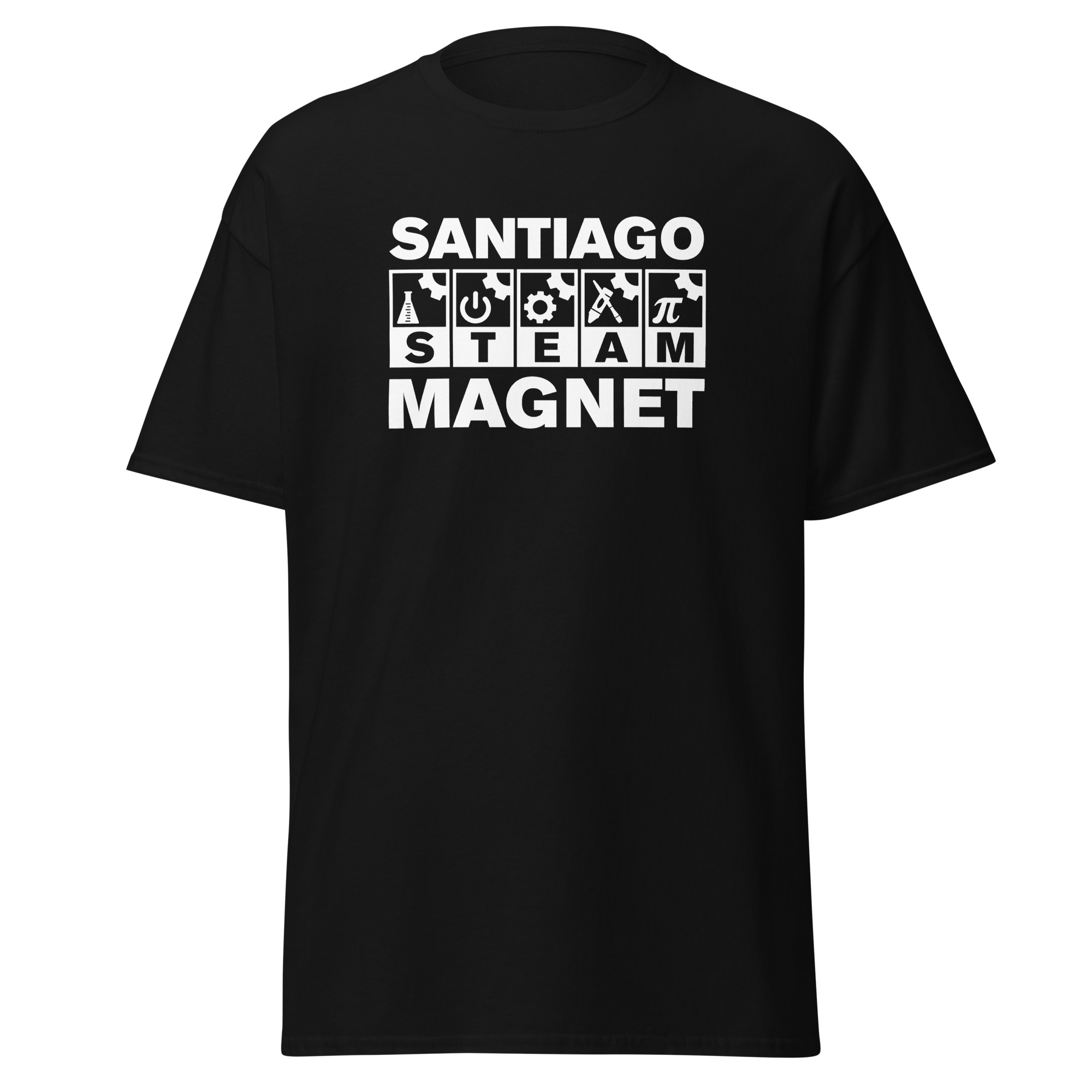 Santiago STEAM Icons Adult Tee - Image 3