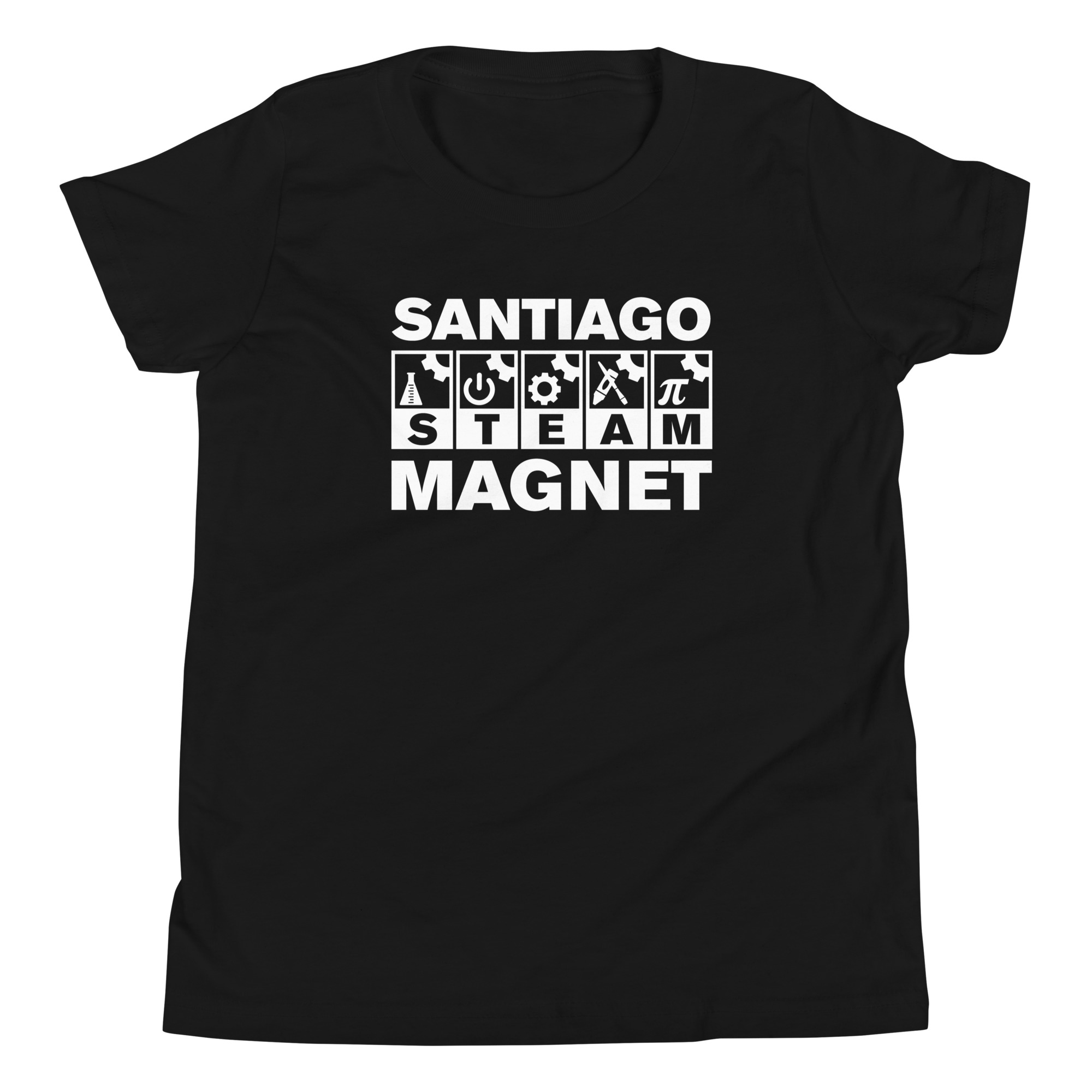 Santiago STEAM Icons Youth Short Sleeve T-Shirt - Image 2