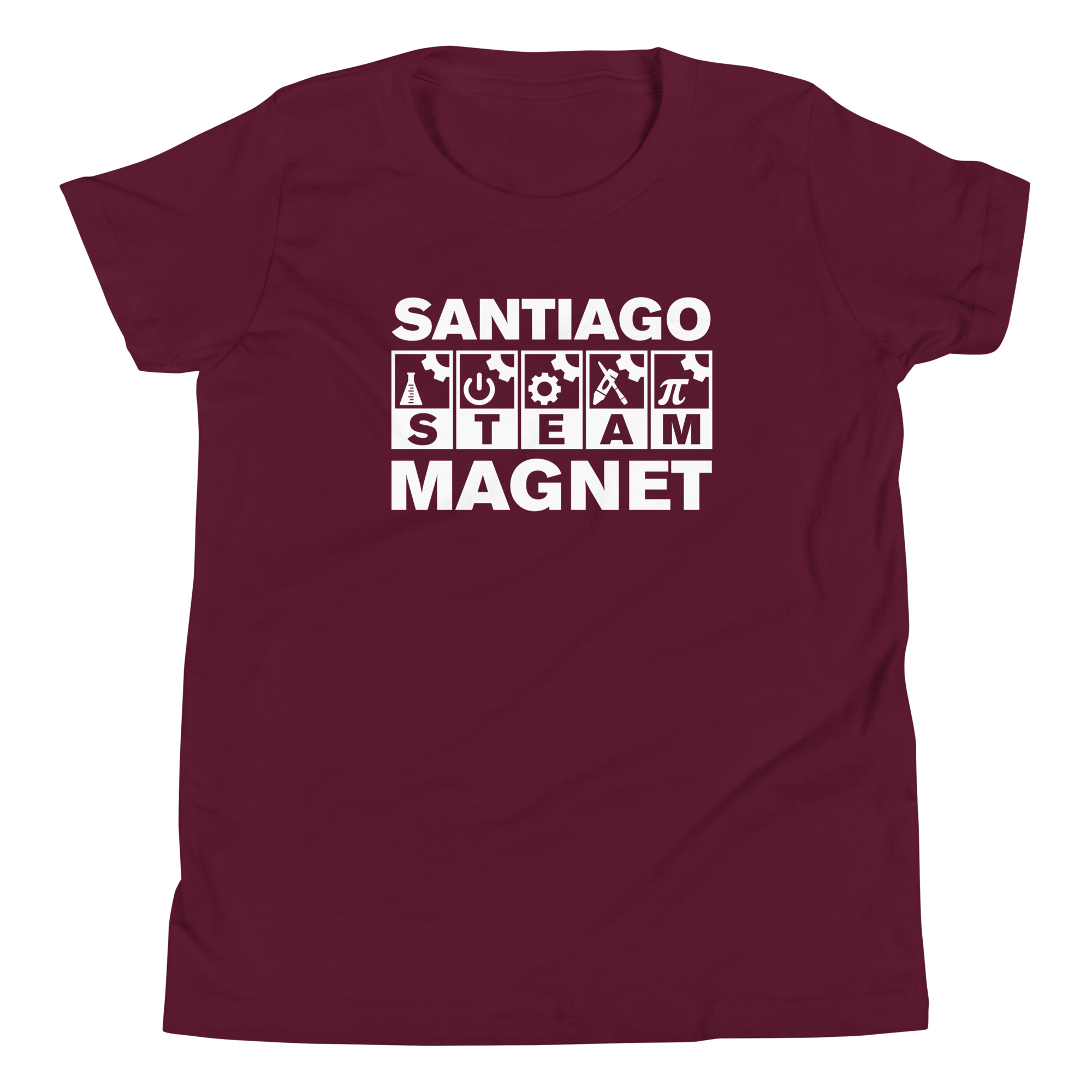 Santiago STEAM Icons Youth Short Sleeve T-Shirt - Image 3
