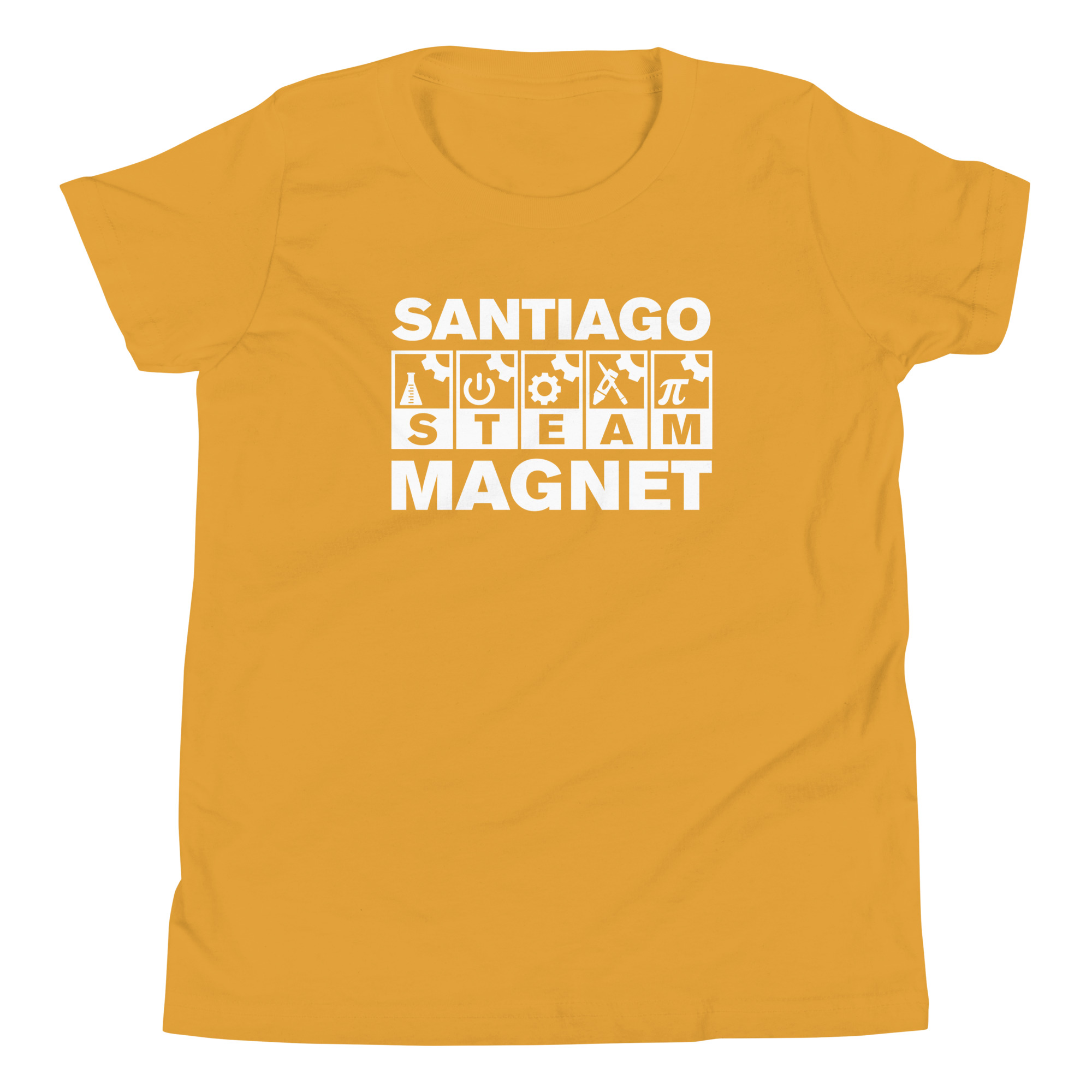 Santiago STEAM Icons Youth Short Sleeve T-Shirt - Image 8